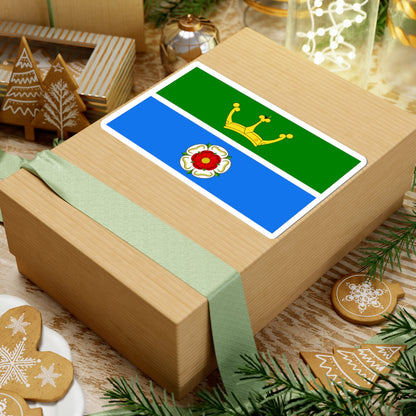 Hampshire green and blue flag (England) STICKER Vinyl Kiss-Cut Decal