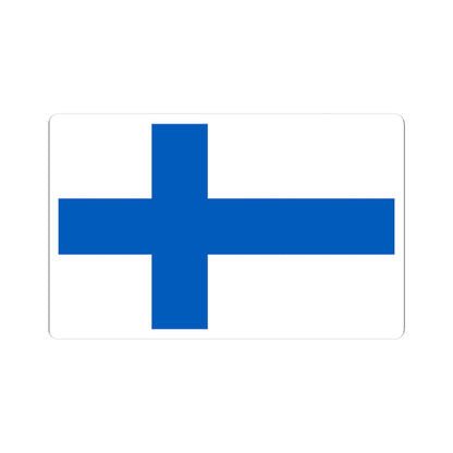 Flag of Finland 1918-1920 (Finland)_1 STICKER Vinyl Kiss-Cut Decal