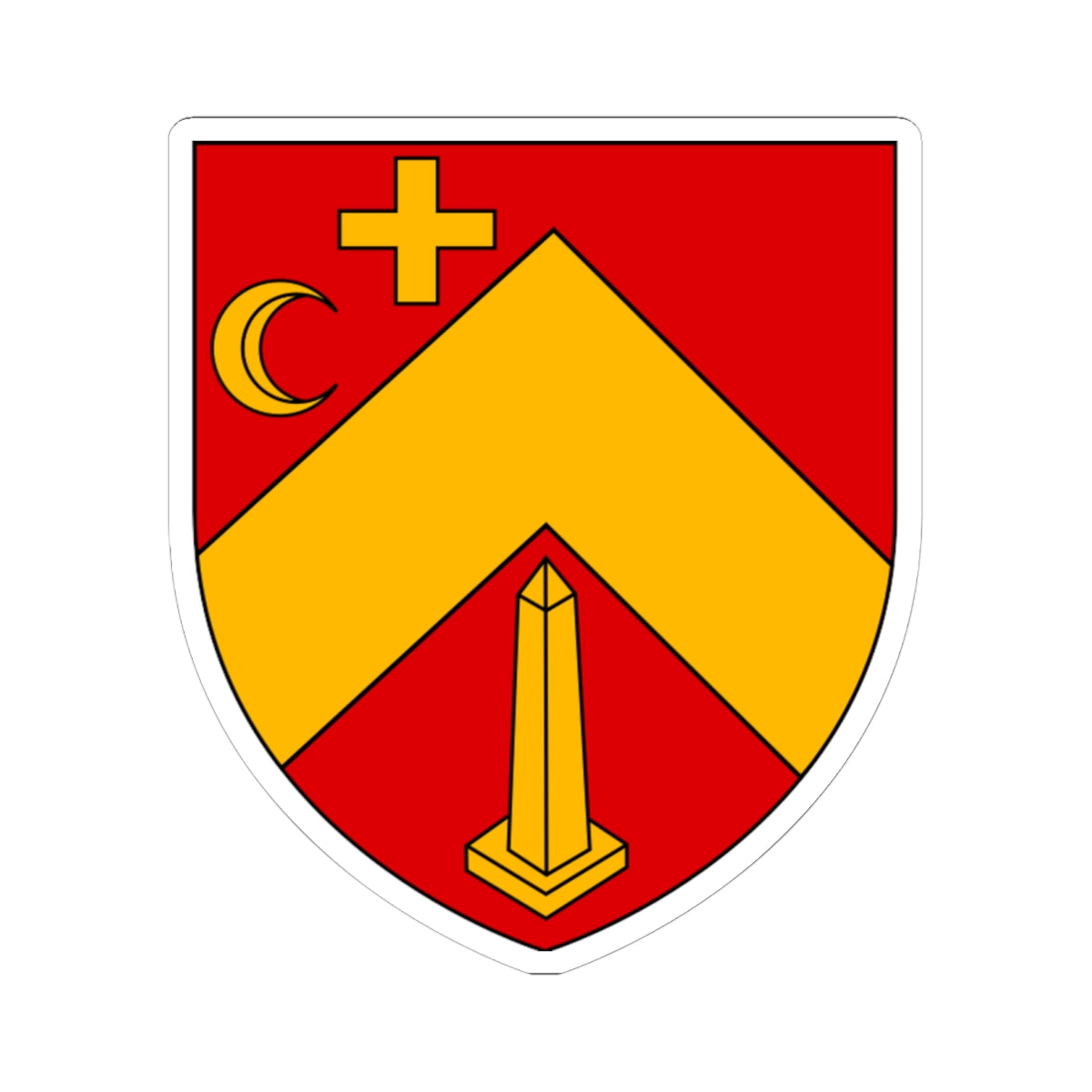 Beni Mered Coat of Arms French Algeria (Algeria) (Coat of Arms) STICKER Vinyl Kiss-Cut Decal