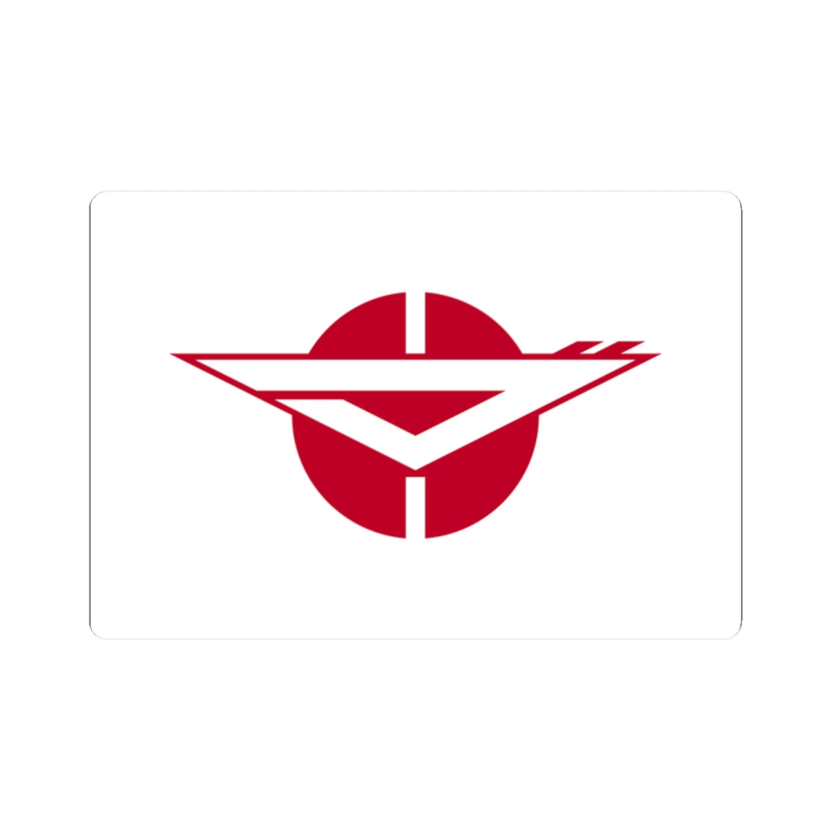 Flag of Zama Kanagawa (Japan) STICKER Vinyl Kiss-Cut Decal