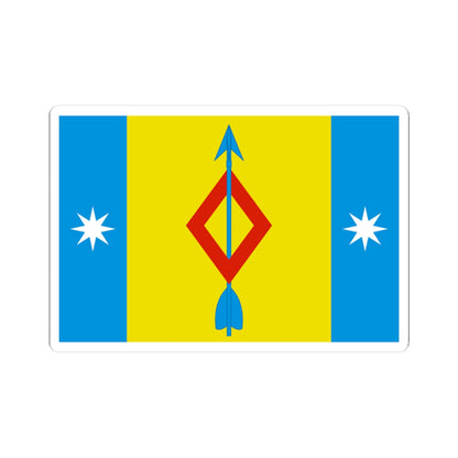 Flag of Mamontovskoe Moscow oblast (Russia) STICKER Vinyl Kiss-Cut Decal