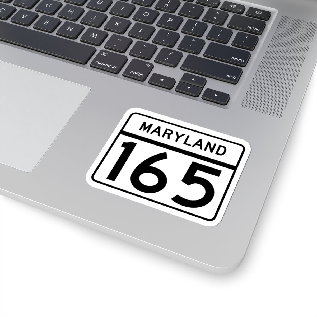 MD Route 165 (Maryland) (Road Sign) STICKER Vinyl Kiss-Cut Decal