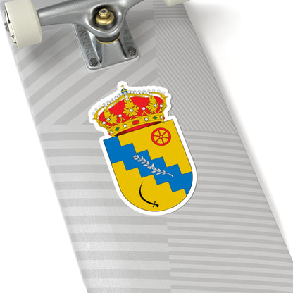 Escudo de Lagata (Spain) (Coat of Arms) STICKER Vinyl Kiss-Cut Decal