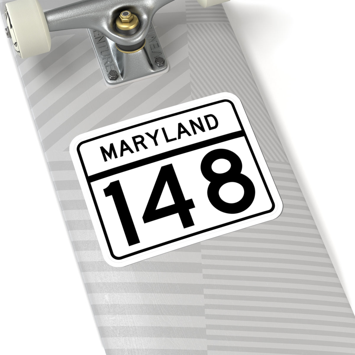 MD Route 148 (Maryland) (Road Sign) STICKER Vinyl Kiss-Cut Decal