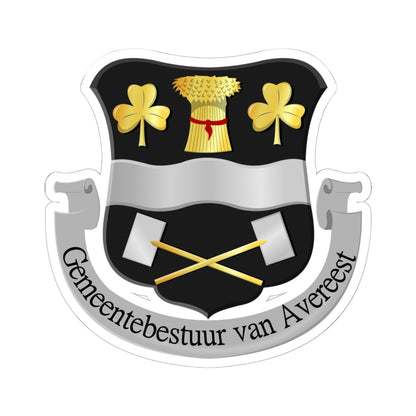 Avereest wapen (Netherlands) (Coat of Arms) STICKER Vinyl Kiss-Cut Decal