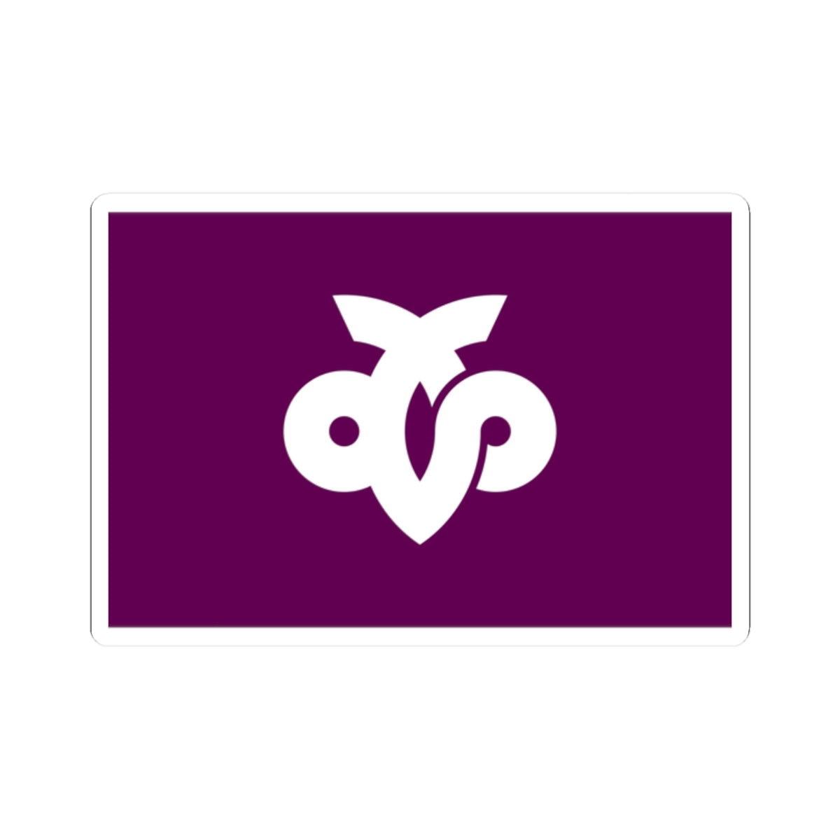Flag of Mutsu Aomori (Japan) STICKER Vinyl Kiss-Cut Decal