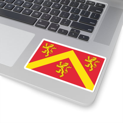 Flag of Anglesey (United Kingdom) STICKER Vinyl Kiss-Cut Decal