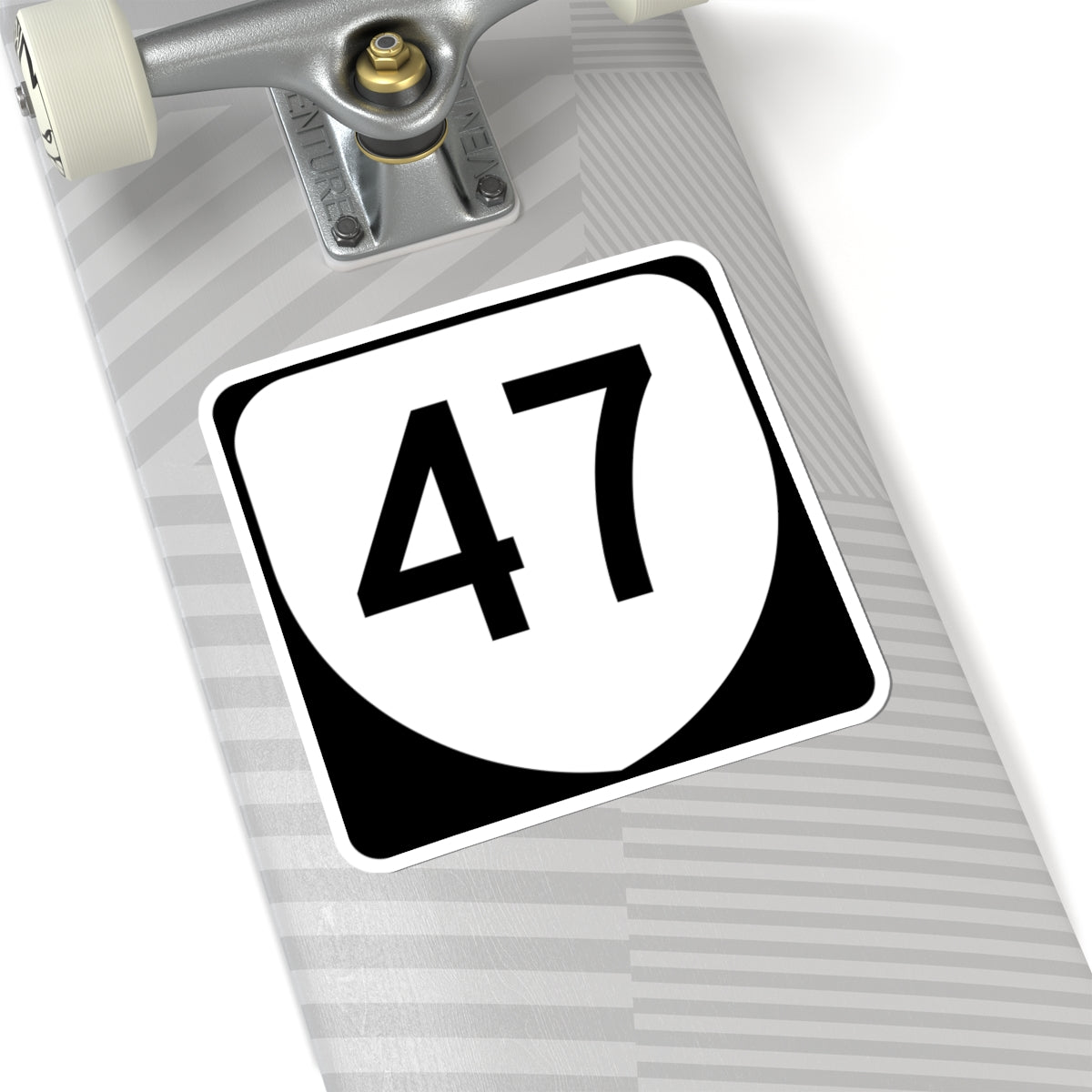 Virginia 47 (Virginia) (Road Sign) STICKER Vinyl Kiss-Cut Decal