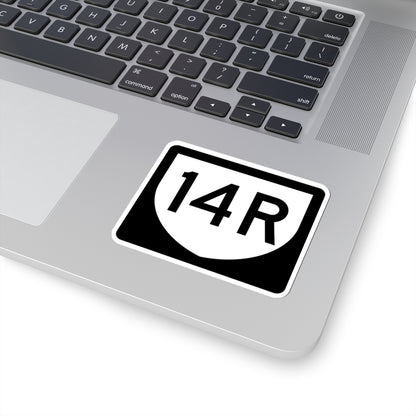 PR urban primary 14R (Puerto Rico) (Road Sign) STICKER Vinyl Kiss-Cut Decal