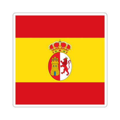Flag of Minister Spain 1914-1931 (Spain) STICKER Vinyl Kiss-Cut Decal