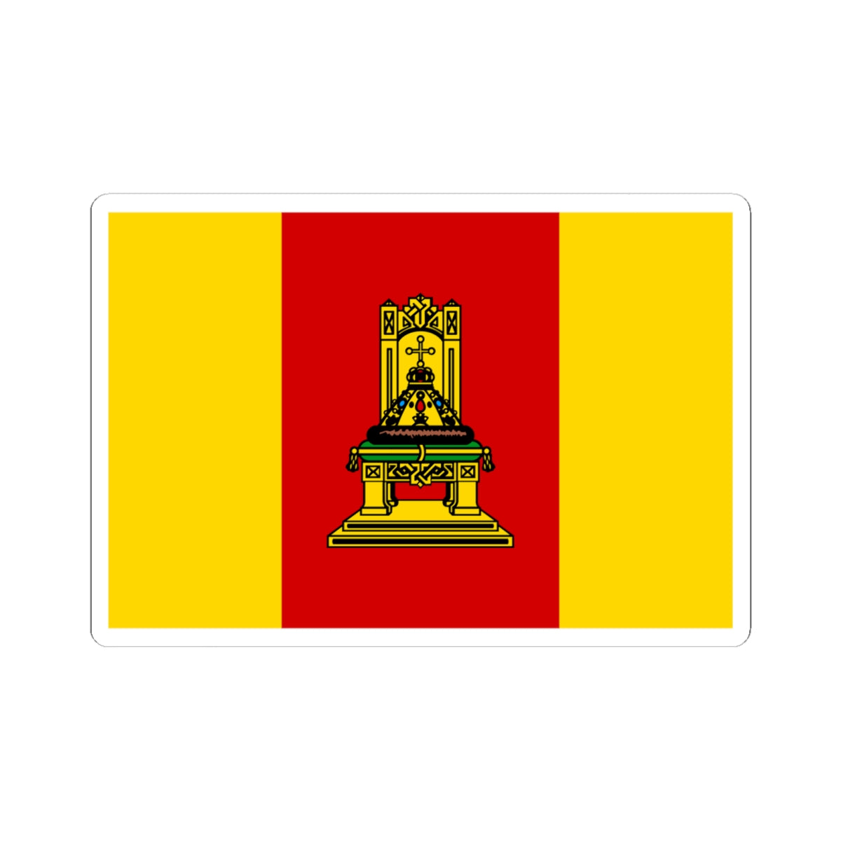 Flag of Tver Oblast (Russia) STICKER Vinyl Kiss-Cut Decal