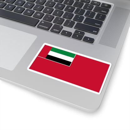Civil Ensign of the United Arab Emirates (United Arab Emirates) STICKER Vinyl Kiss-Cut Decal