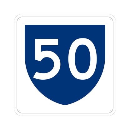 PR primary 50 (Puerto Rico) (Road Sign) STICKER Vinyl Kiss-Cut Decal
