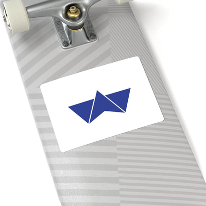 Flag of Onojo Fukuoka (Japan) STICKER Vinyl Kiss-Cut Decal