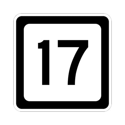 WV-17 (Virginia) (Road Sign) STICKER Vinyl Kiss-Cut Decal