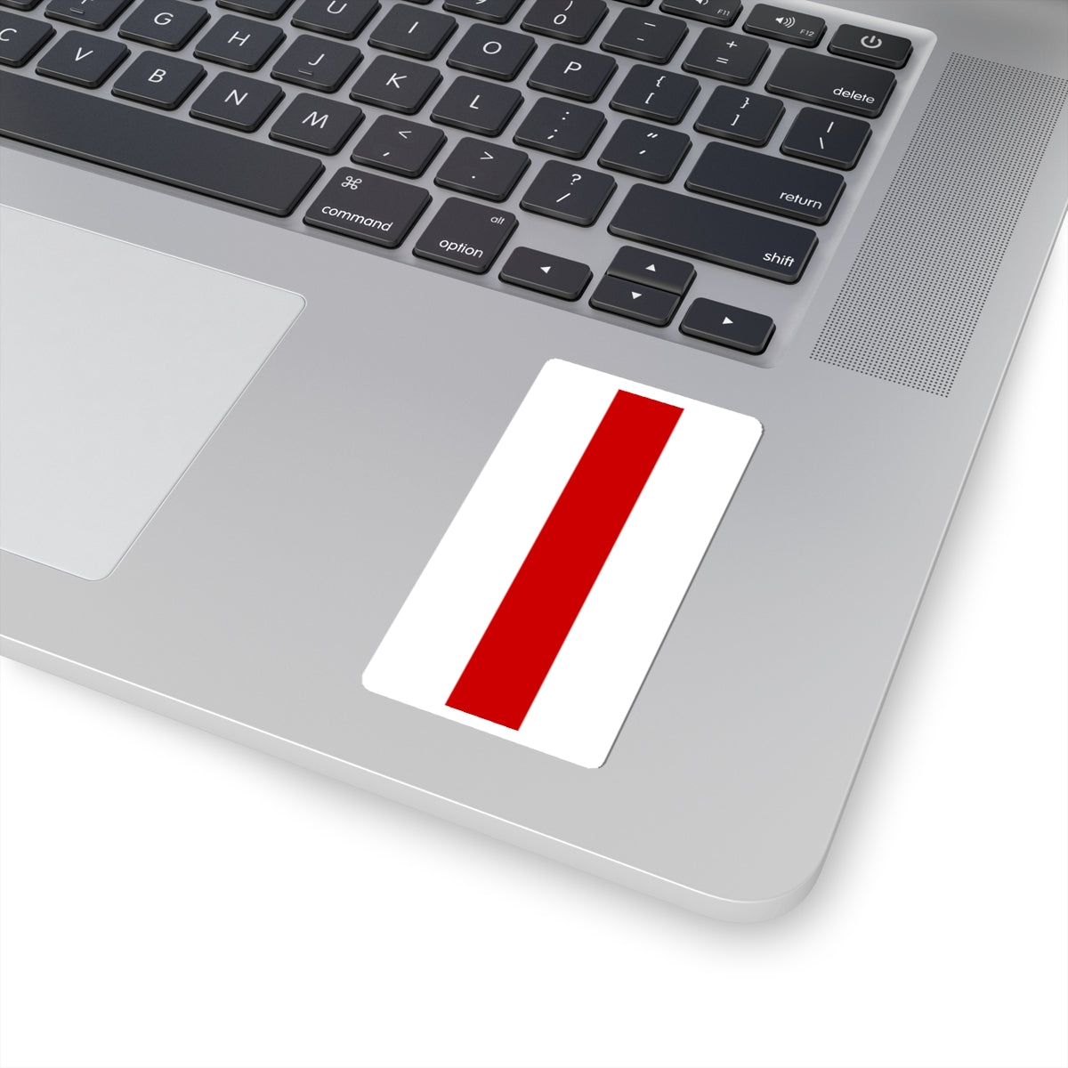 Flag of Belarus 1918 1991-1995 vertical (Belarus) STICKER Vinyl Kiss-Cut Decal