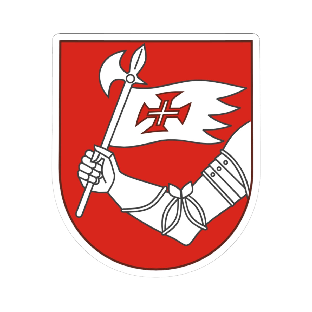 Arms of São Paulo (Brazil) (Coat of Arms) STICKER Vinyl Kiss-Cut Decal