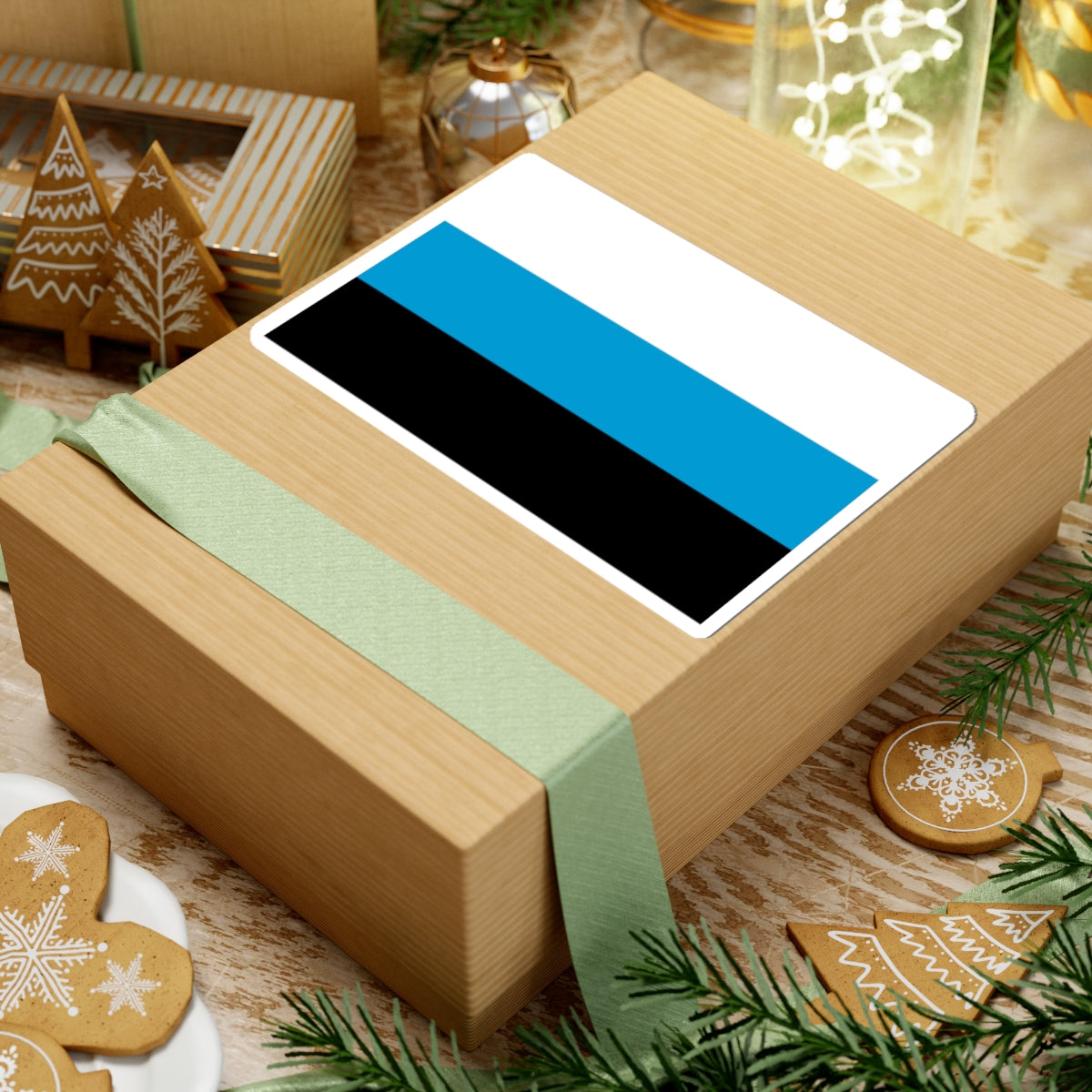 Alternative flag of Arkhangelsk oblast (Russia) STICKER Vinyl Kiss-Cut Decal