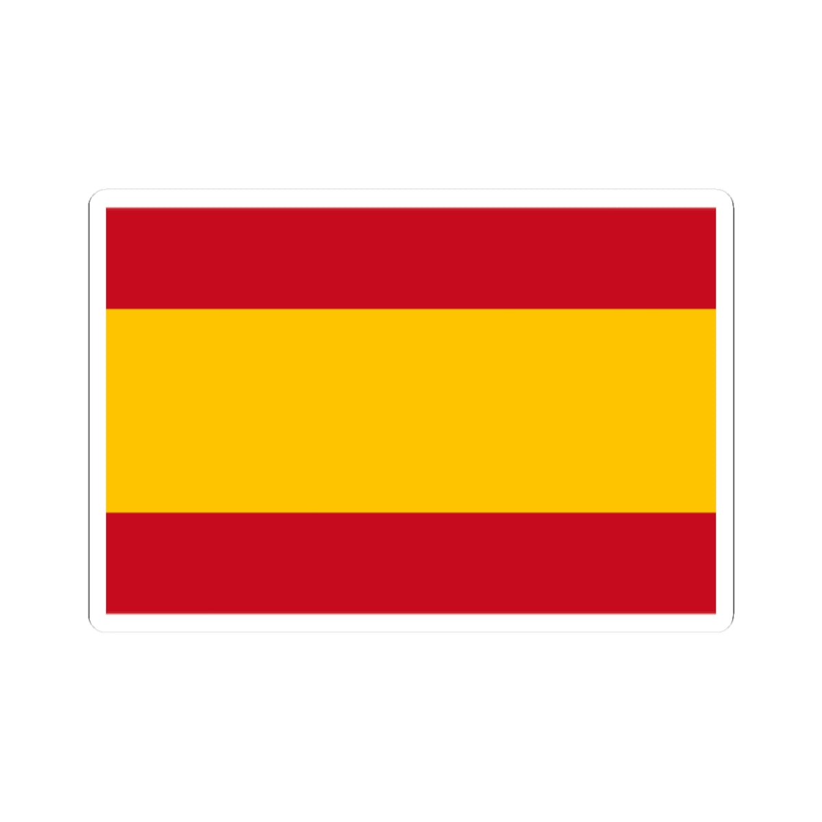 Flag of Spain civil (Spain) STICKER Vinyl Kiss-Cut Decal
