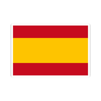 Flag of Spain civil (Spain) STICKER Vinyl Kiss-Cut Decal