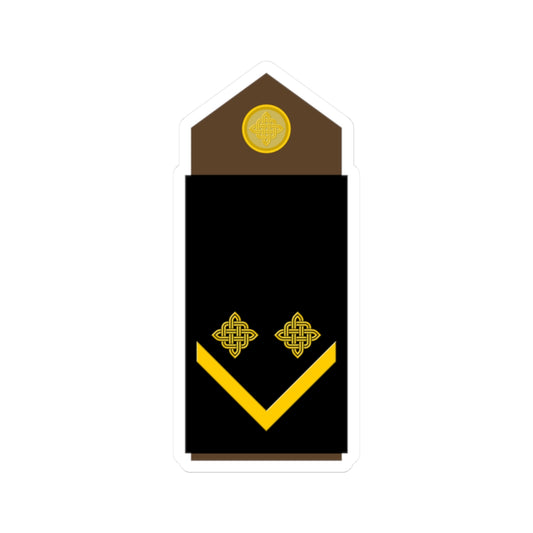 Army HRV OR 05 (Croatia) (Military Rank) STICKER Vinyl Kiss-Cut Decal