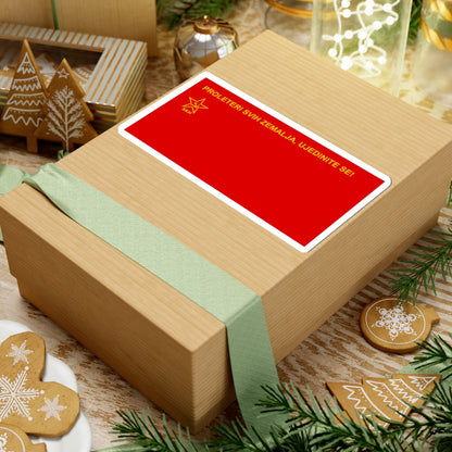 League of Communists of Croatia Flag (Croatia) STICKER Vinyl Kiss-Cut Decal