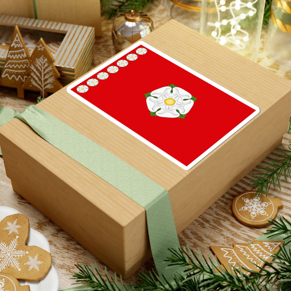 Flag of Prince Charles Edward Stuart (Scotland) STICKER Vinyl Kiss-Cut Decal