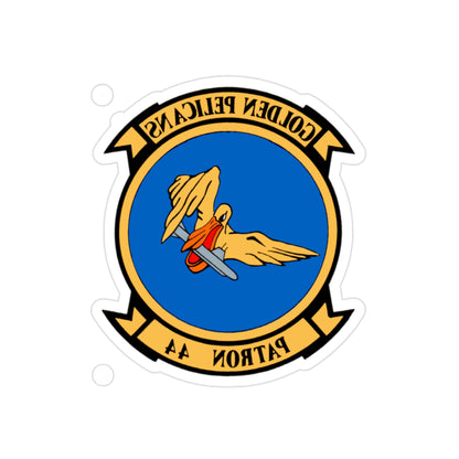 VP 44 Golden Pelicans (U.S. Navy) REVERSE PRINT Transparent STICKER