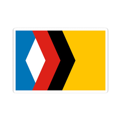 Flag of Engels Saratov oblast (Russia) STICKER Vinyl Kiss-Cut Decal