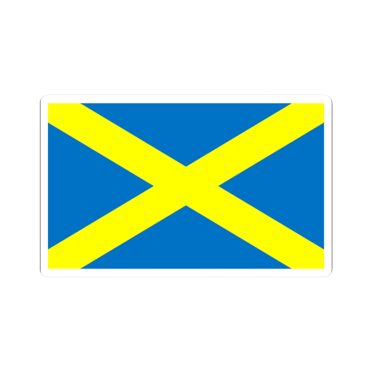 Saint Albans cross (England) STICKER Vinyl Kiss-Cut Decal