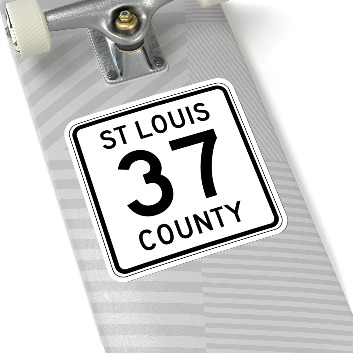 St Louis County Route 37 MN (Minnesota) (Road Sign) STICKER Vinyl Kiss-Cut Decal