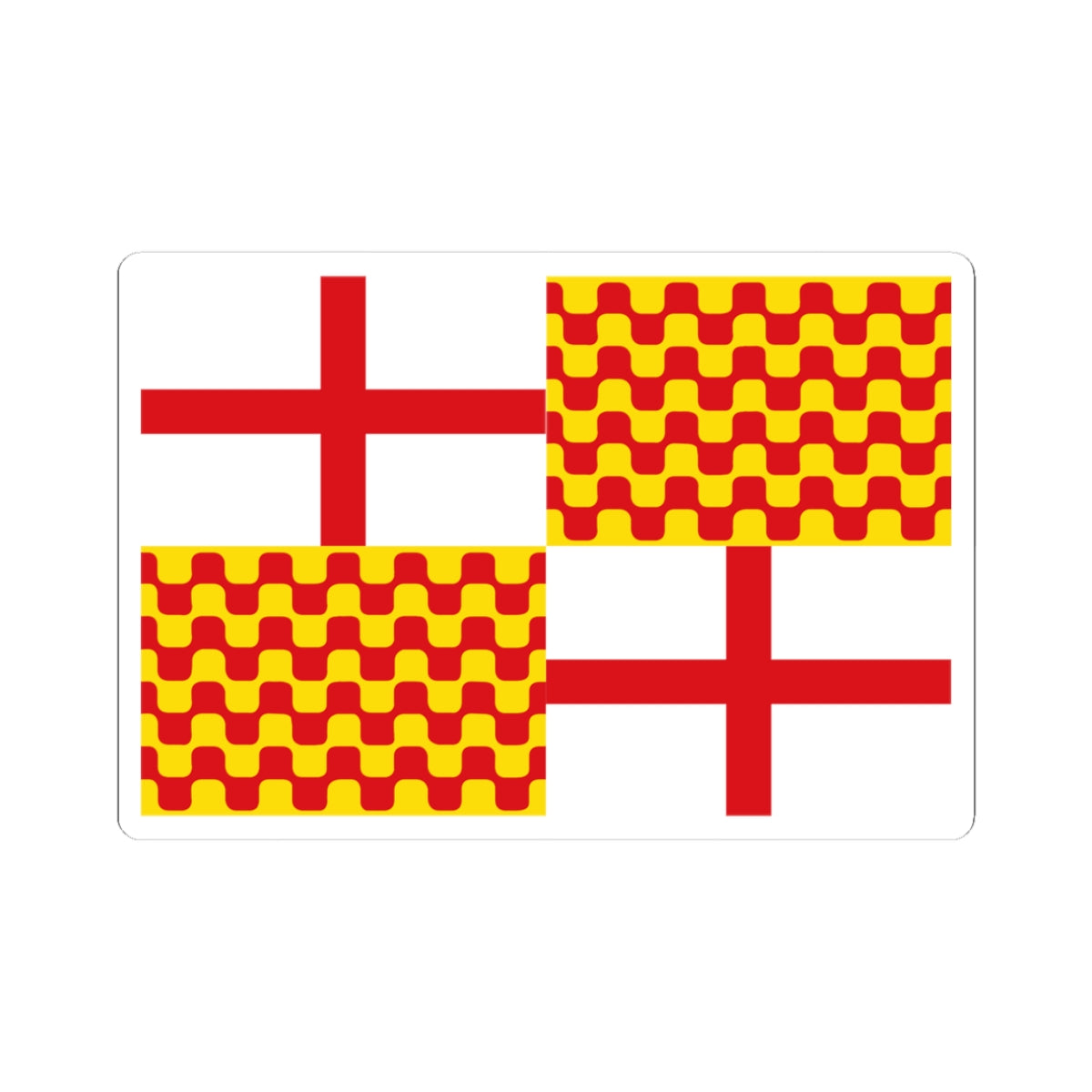 Flag of Tabarnia (Spain) STICKER Vinyl Kiss-Cut Decal
