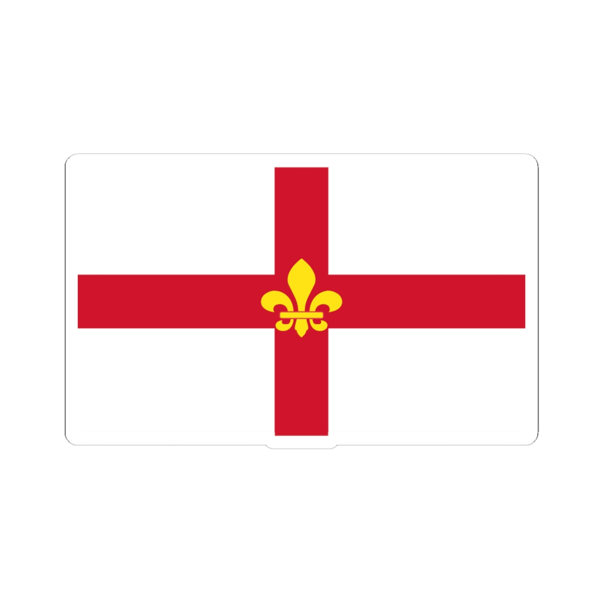 Flag of Lincoln (England) STICKER Vinyl Kiss-Cut Decal