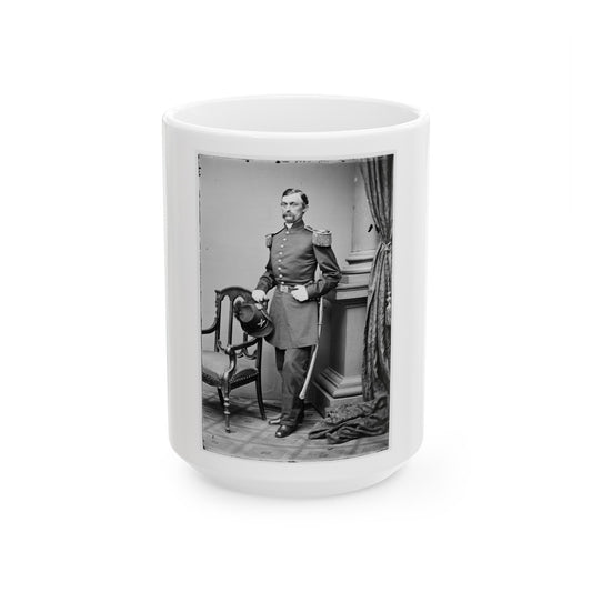 Portrait Of Capt. Charles Griffin, Officer Of The Federal Army, (Brig. Gen. From June 9, 1862) (U.S. Civil War) White Coffee Mug