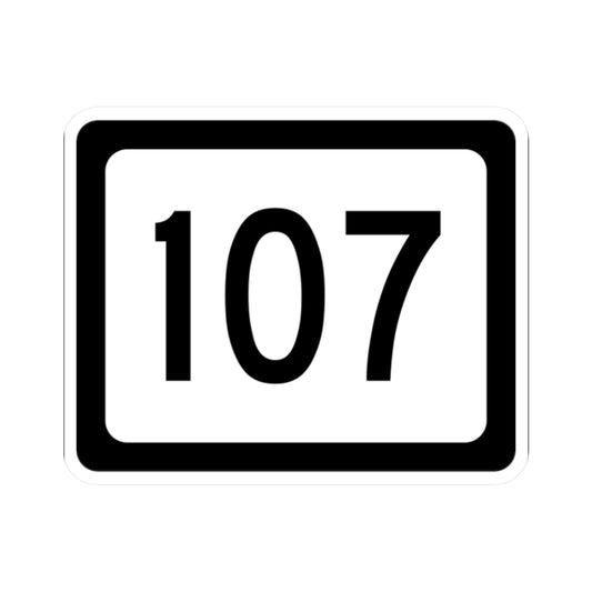 WV-107 (Virginia) (Road Sign) STICKER Vinyl Kiss-Cut Decal