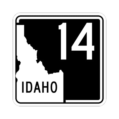 ID-14 (Idaho) (Road Sign) STICKER Vinyl Kiss-Cut Decal