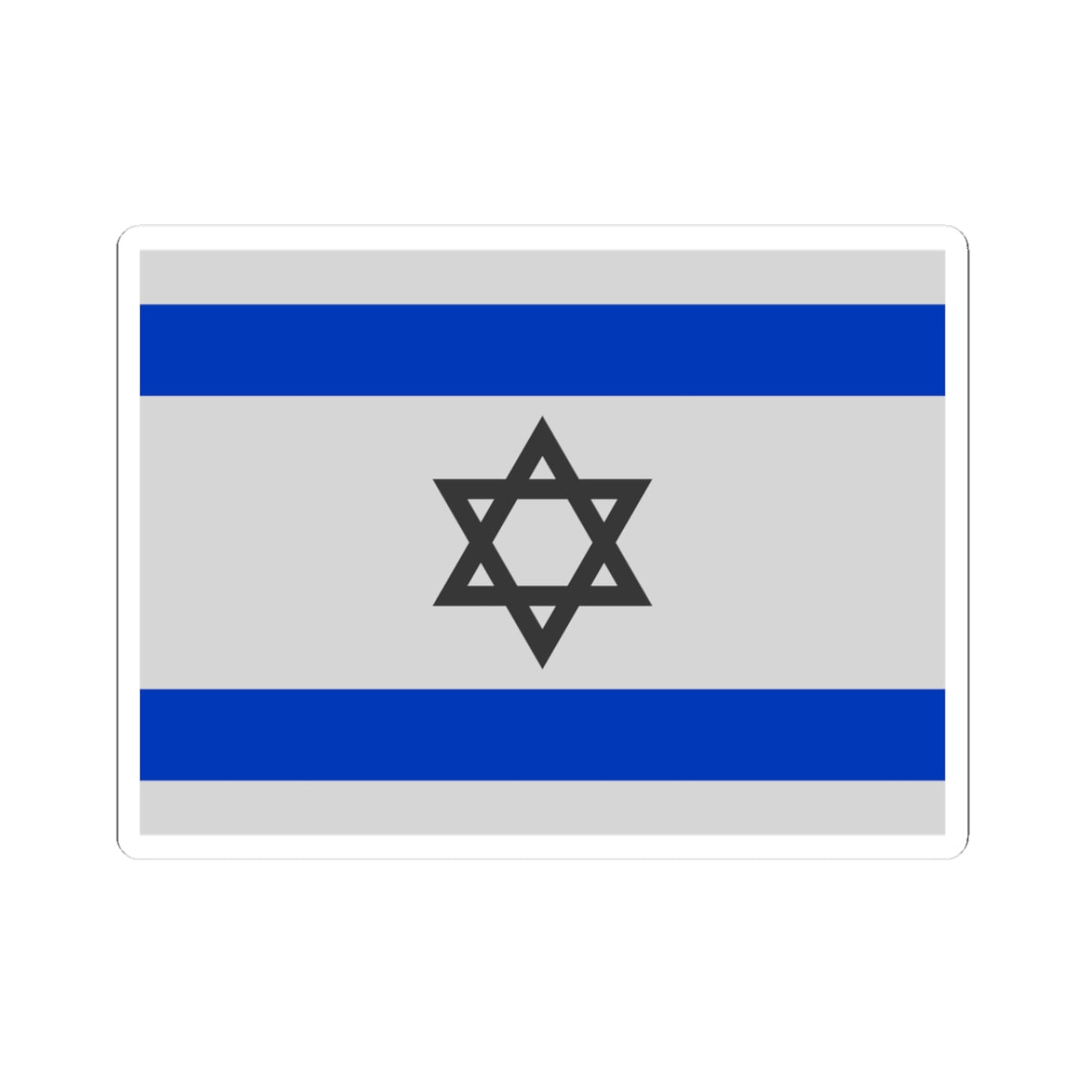 Flag of Israel - Blue (Israel) STICKER Vinyl Kiss-Cut Decal