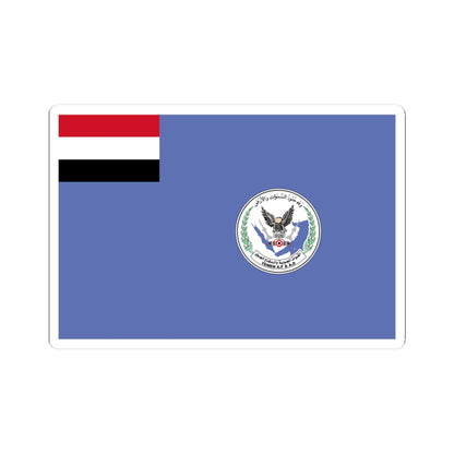 Flag of the Yemeni Air Force (Yemen) STICKER Vinyl Kiss-Cut Decal