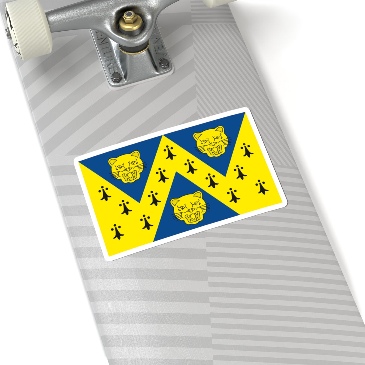 Flag of Shropshire (England) STICKER Vinyl Kiss-Cut Decal