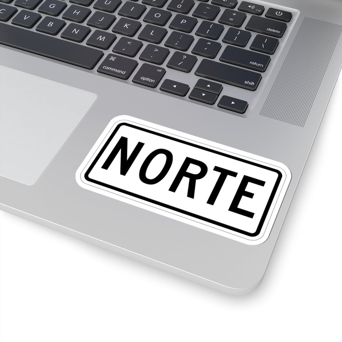 North plate small es (Puerto Rico) (Road Sign) STICKER Vinyl Kiss-Cut Decal