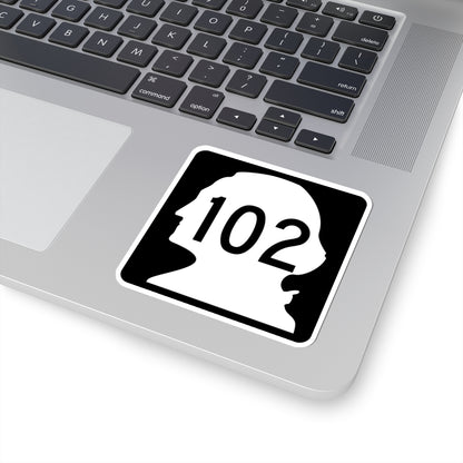 WA-102 (Washington) (Road Sign) STICKER Vinyl Kiss-Cut Decal