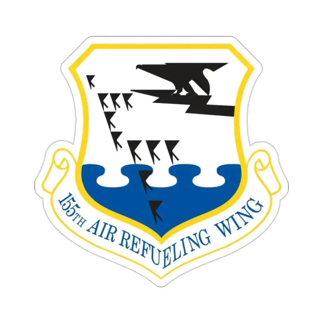 155th Air Refueling Wing (U.S. Air Force) STICKER Vinyl Die-Cut Decal 2 Inch - The Sticker Space