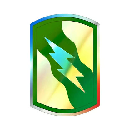 155th Armored Brigade Combat Team (U.S. Army) Holographic STICKER Die-Cut Vinyl Decal 3 Inch Holographic - The Sticker Space