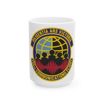 155th Communications Flight (U.S. Air Force) White Coffee Mug-15oz-The Sticker Space