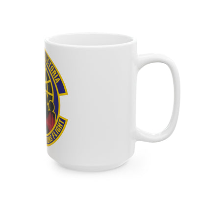 155th Communications Flight (U.S. Air Force) White Coffee Mug-The Sticker Space