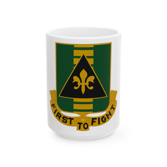 156 Armor Regiment (U.S. Army) White Coffee Mug-15oz-The Sticker Space