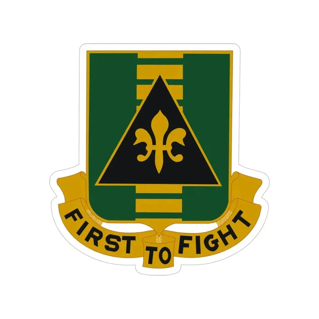 156 Armor Regiment (U.S. Army) Transparent STICKER Die-Cut Vinyl Decal 4 Inch - The Sticker Space