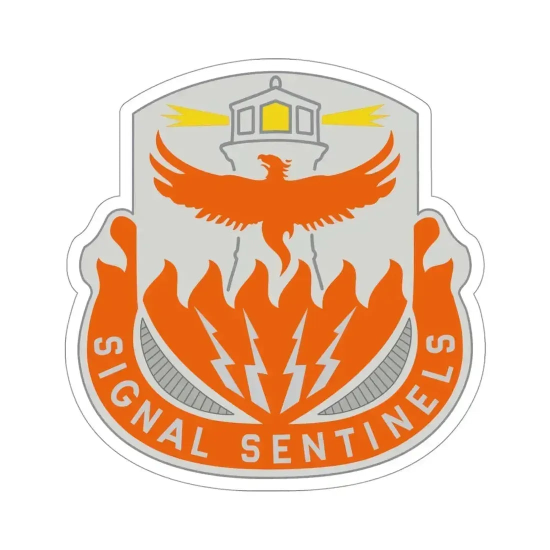 156 Signal Battalion (U.S. Army) STICKER Vinyl Die-Cut Decal 4 Inch - The Sticker Space