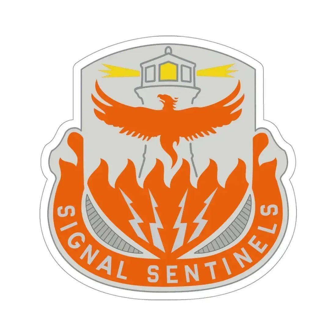 156 Signal Battalion (U.S. Army) STICKER Vinyl Die-Cut Decal 4 Inch - The Sticker Space