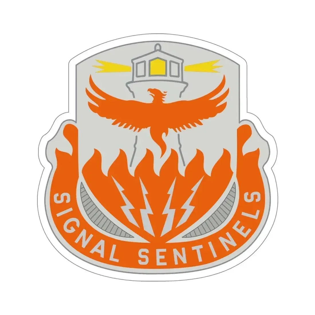 156 Signal Battalion (U.S. Army) STICKER Vinyl Die-Cut Decal 6 Inch - The Sticker Space